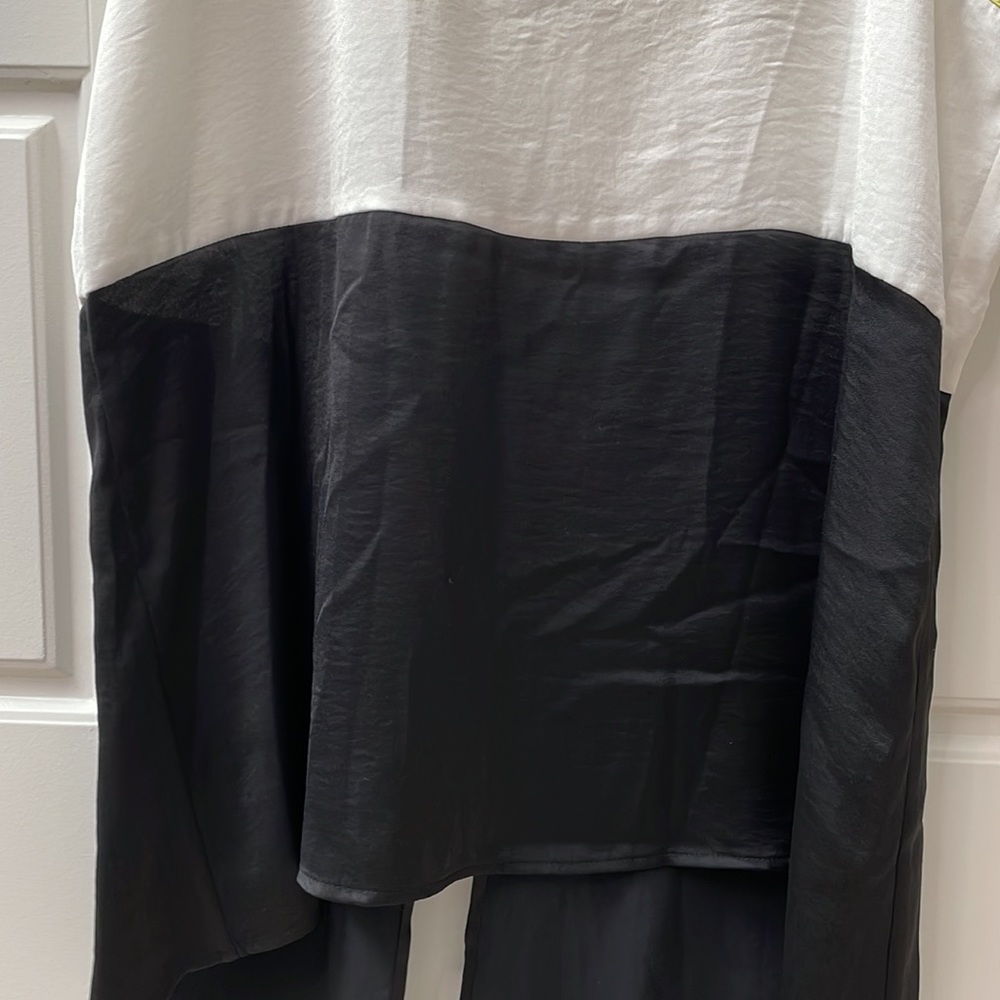 Bcbg Lucie Colorblock Open Back Top Small - image 5